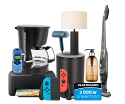 Vinn 5 x 2000 kr till Clas Ohlson