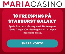 Vinn presentkort värde 5000 kr hos RUSTA Hämta 10 Freespins på Starburst Galaxy (ingen insättning krävs)