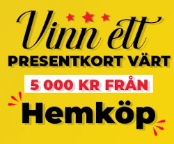 Vinn 5000 kr mat från Hemköp