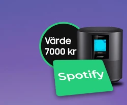Vinn gratis Spotify i 1 år + BOSE Home Speaker