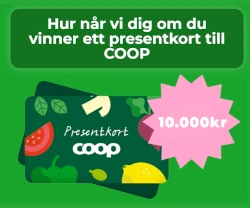 Vinn ett presentkort till COOP